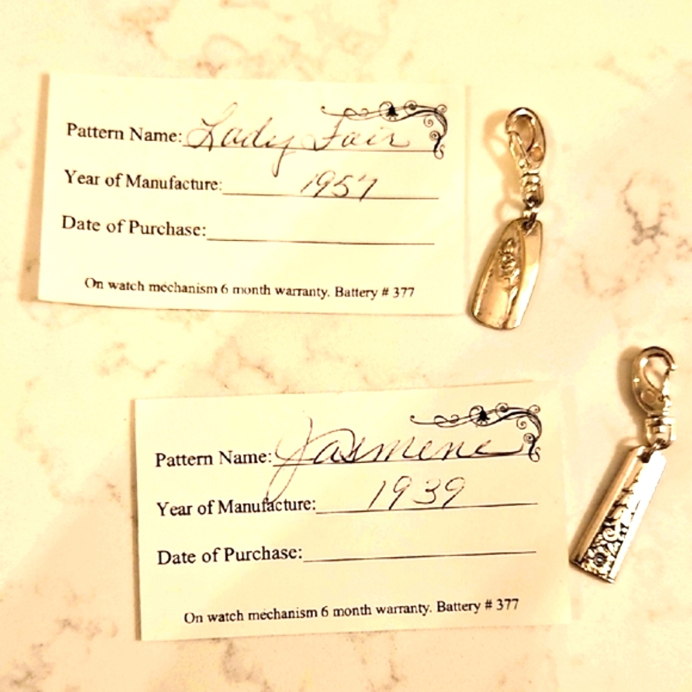 Silver Keychain Set